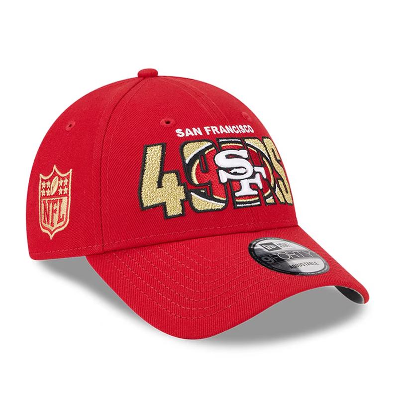 New Era San Francisco 49ERS 2023 NFL Draft 9FORTY Adjustable Hat - Red