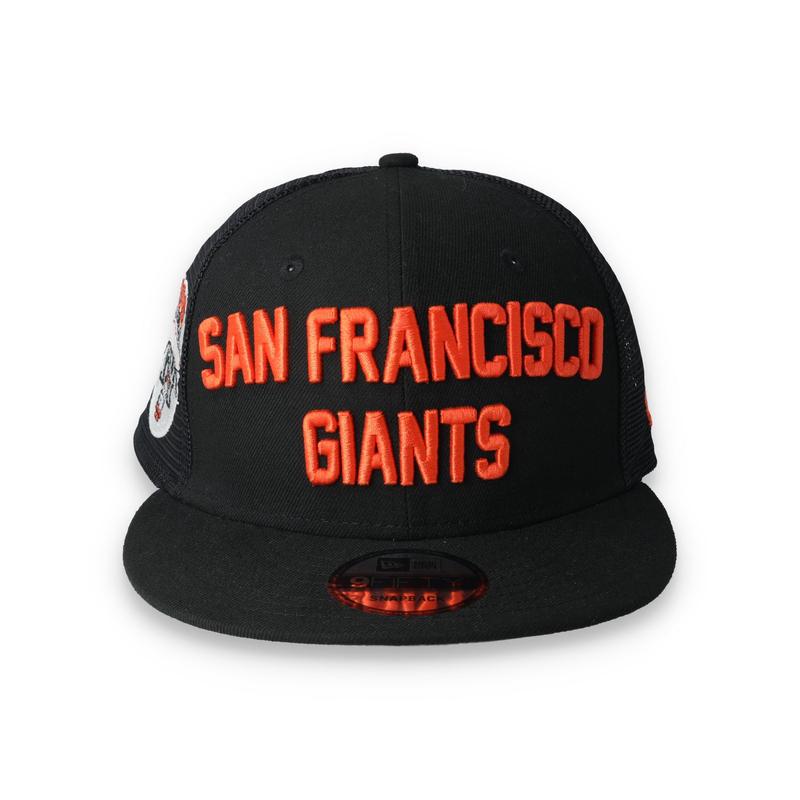 New Era San Francisco Giants Script 9FIFTY Trucker Snapback Hat