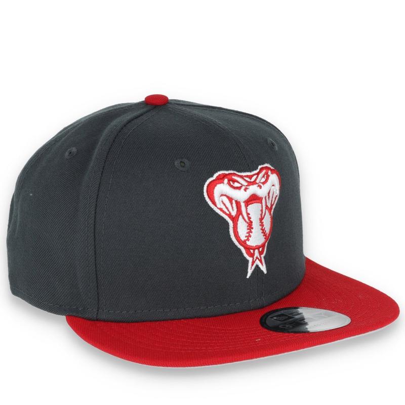 New Era Arizona Diamondbacks 2-Tone Color Pack 9FIFTY Snapback Hat - Grey/Scarlet