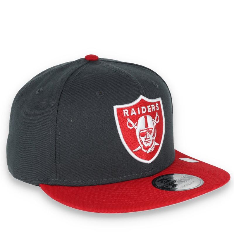 New Era Las Vegas Raiders 2-Tone Color Pack 9FIFTY Snapback Hat-Grey/Scarlet