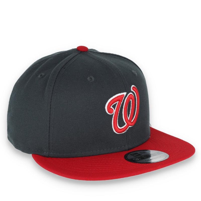 New Era Washington Nationals 2-Tone Color Pack 9FIFTY Snapback Hat - Grey/Scarlet