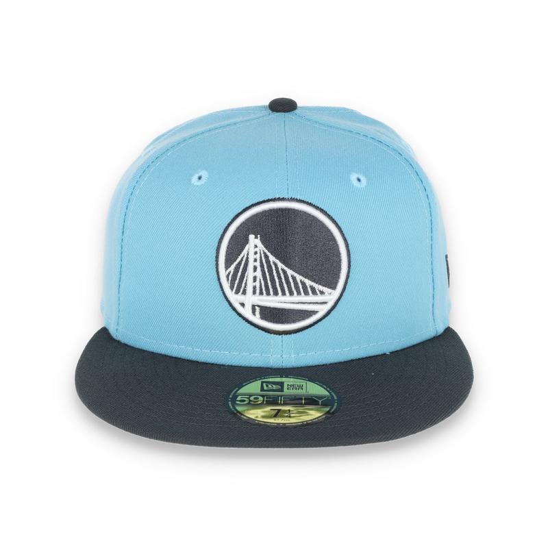 NEW ERA GOLDEN STATE WARRIORS COLOR PACK 2TONE 59FIFTY FITTED HAT- BABYBLUE/GREY