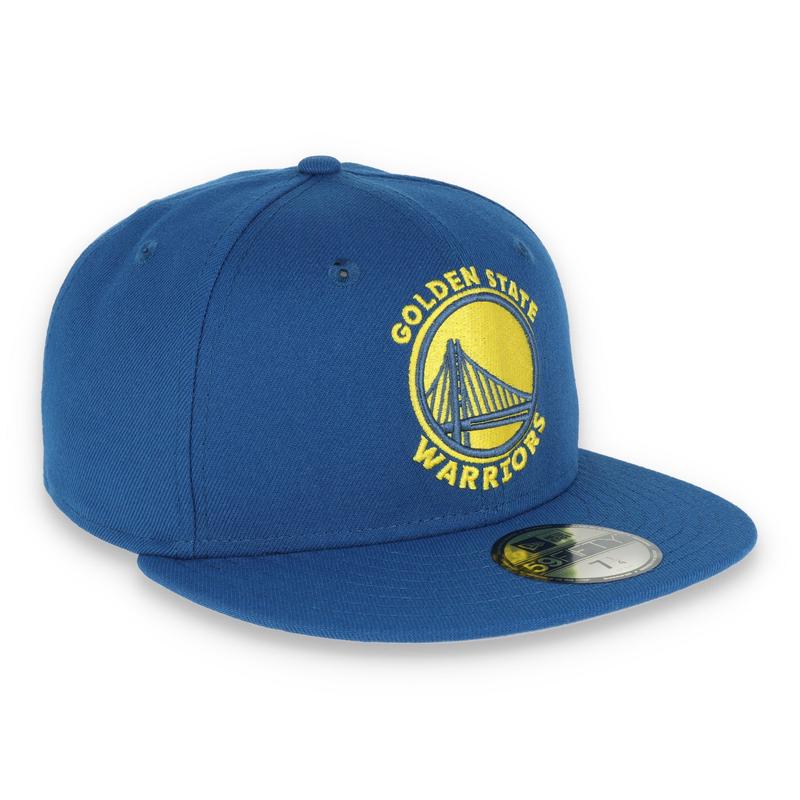NEW ERA GOLDEN STATE WARRIORS BASIC 59FIFTY HAT- SEASHORE/YELLOW