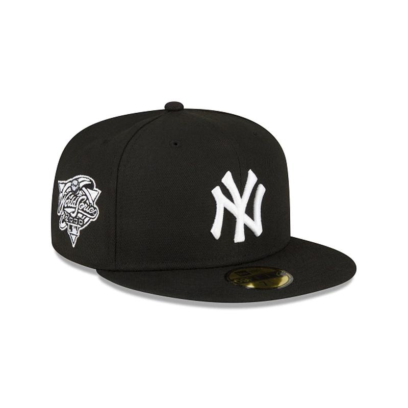 NEW ERA NEW YORK YANKEES 1996 WORLD SERIES SIDE PATCH 59FIFTY -BLACK/WHITE