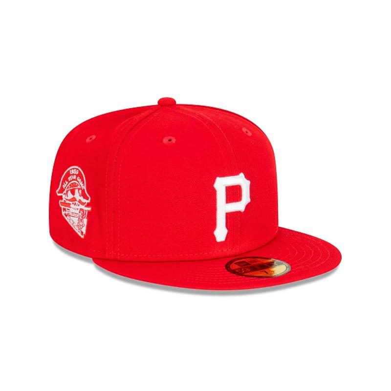 NEW ERA PITTSBURGH PIRATES ALL-STAR GAME SIDE PATCH  59FIFTY FITTED-SCARLET