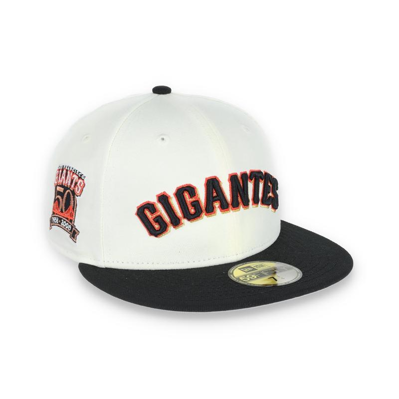 New Era San Francisco Giants "Gigantes" 50th Anniversary Side Patch 59IFTY Fitted hat- Chrome