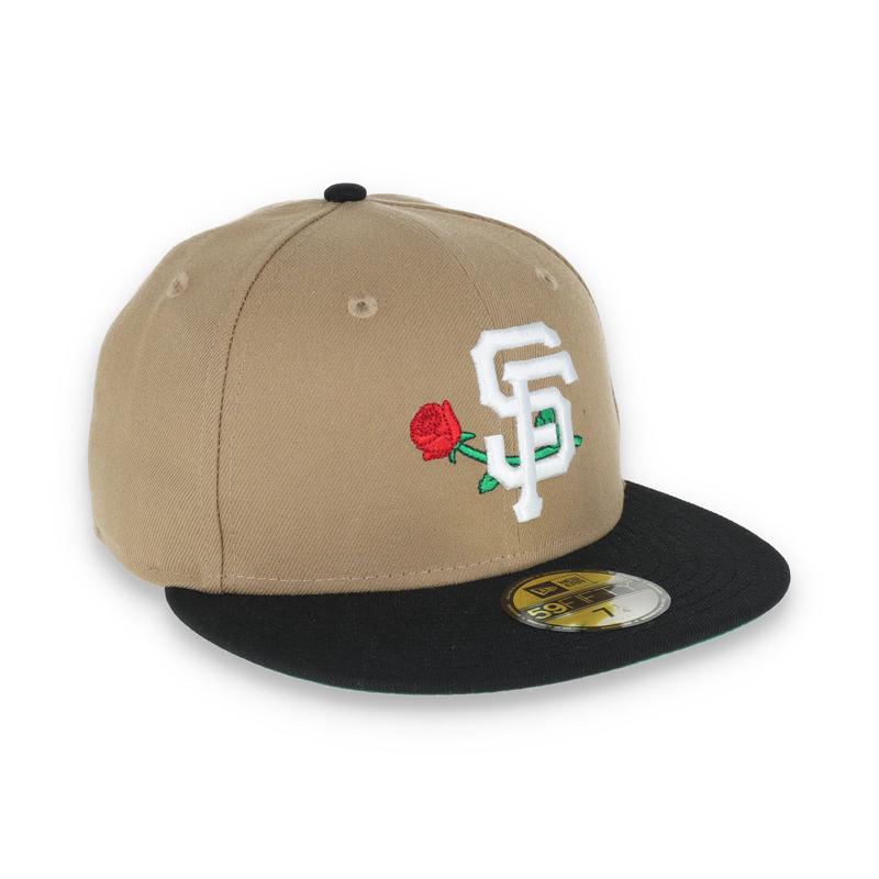 New Era San Francisco Giants Rose 59FIFTY Fitted Hat-Khaki