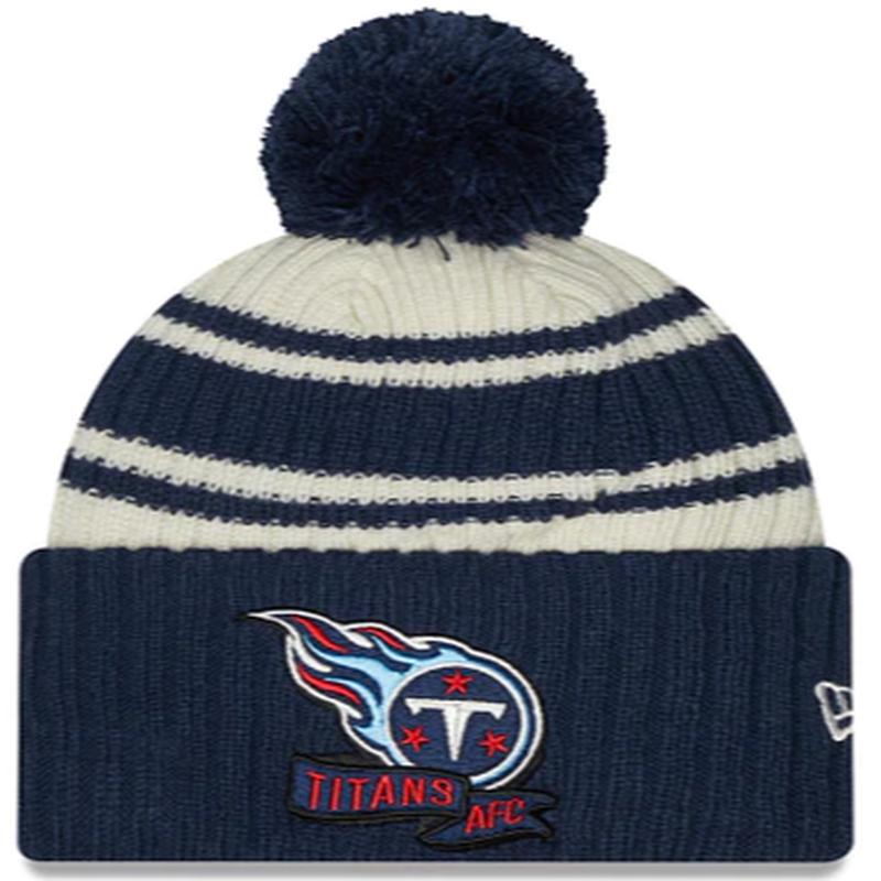 New Era Tennessee Titans Cold Weather Pom Knit