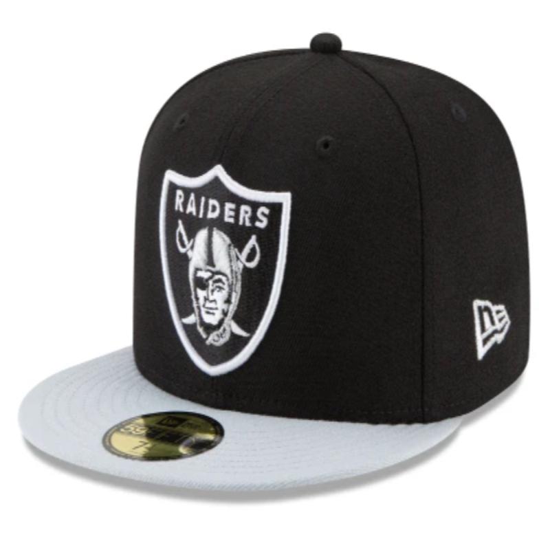 RAIDERS 59FIFTY FITTED home- black/grey
