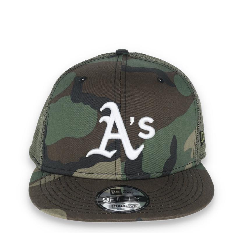 NEW ERA OAKLAND ATHLETICS CLASSIC TRUCKER SNAPBACK 9FIFTY-CAMO
