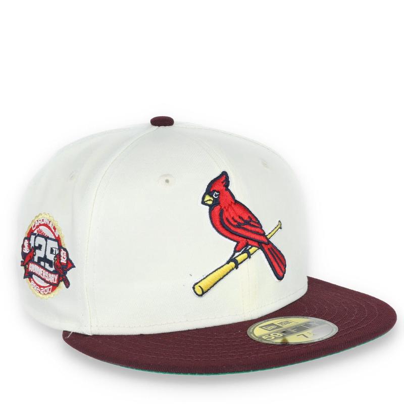 New Era St Louis Cardinals 125th Anniversary Patch 59FIFTY Fitted Ivory Hat