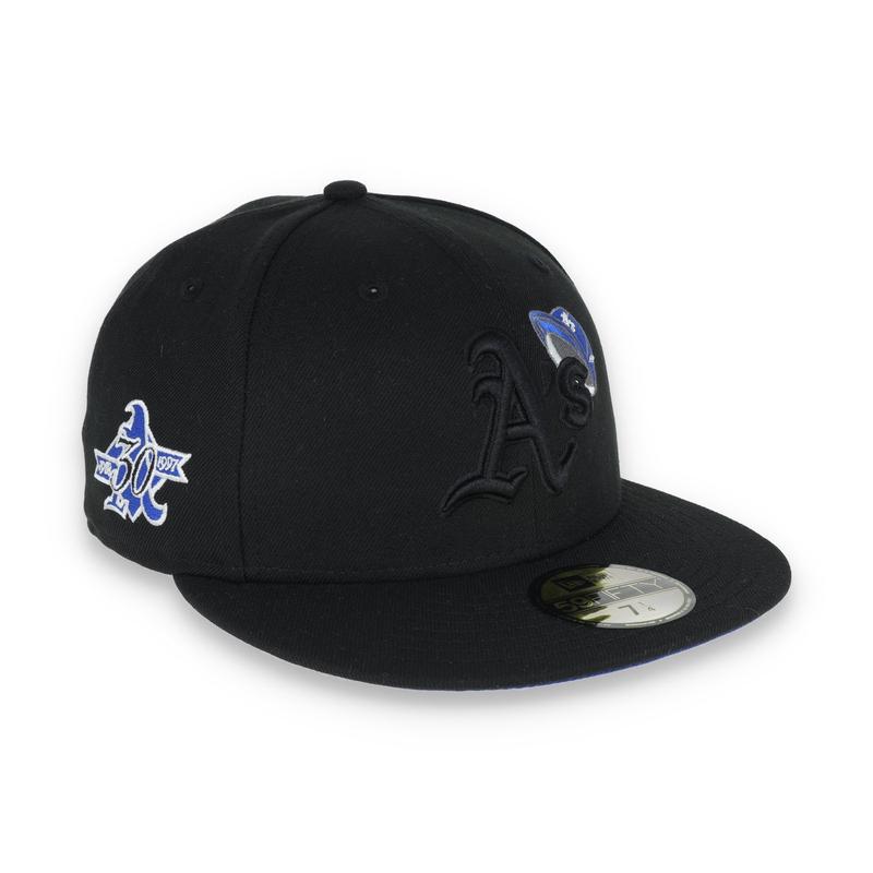 New Era Oakland Athletics 30th Anniversary Patch 59FIFTY Fitted-Royal/Black