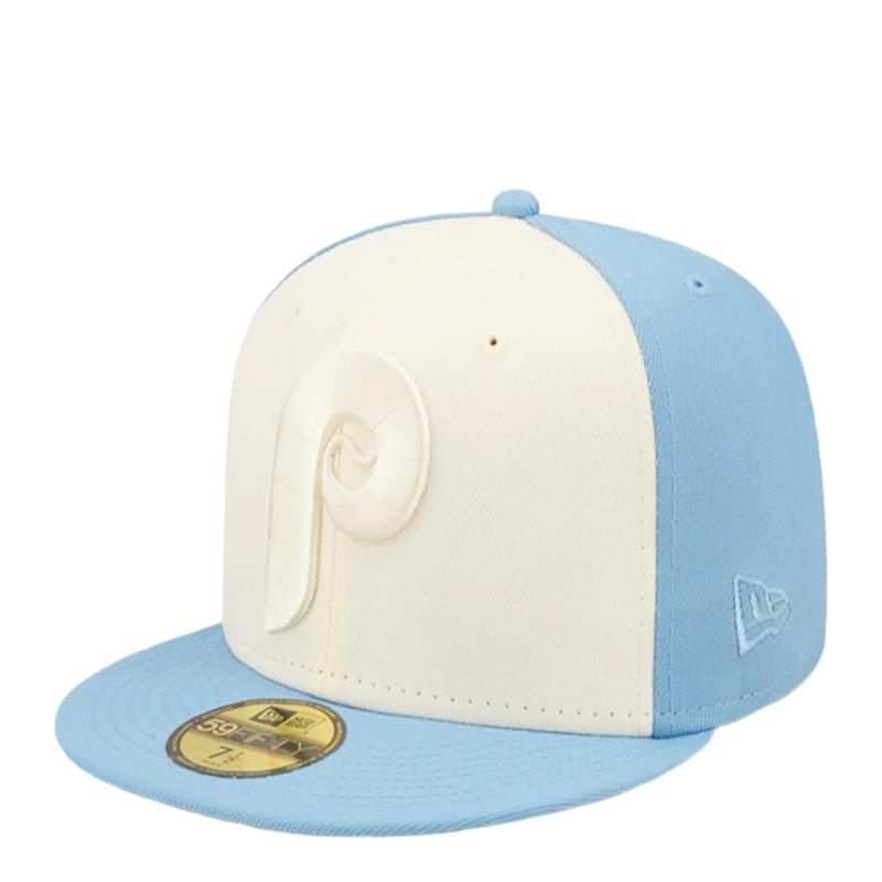 NEW ERA PHILADELPHIA PHILLIES 2-TONE 59FIFTY FITTED HAT-BLUE/CREAM
