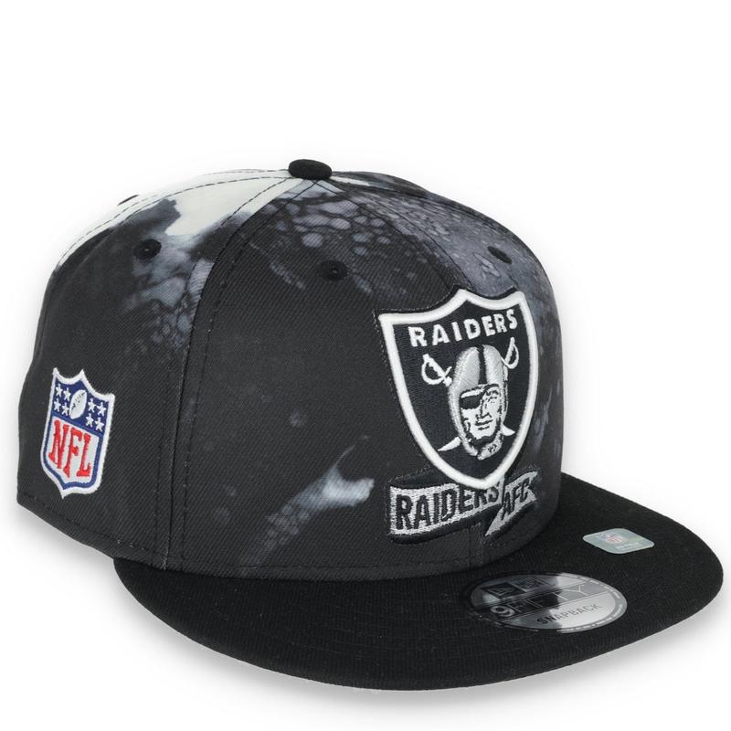 New Era Las Vegas Sideline Ink Dye 9FIFTY Snapback Hat-Black