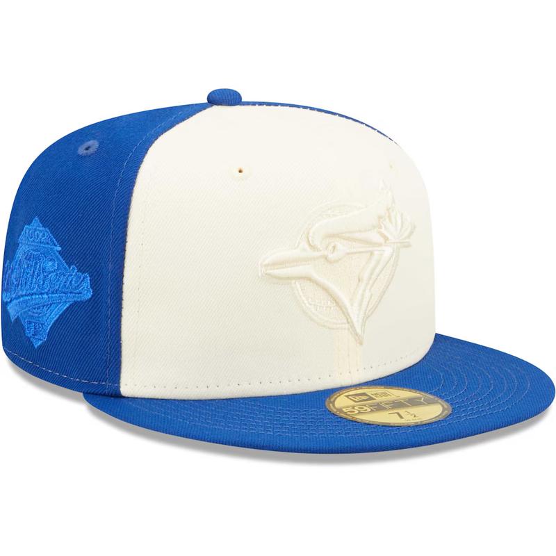 NEW ERA TORONTO BLUE JAYS 2-TONE 59FIFTY FITTED HAT-BLUE/CREAM