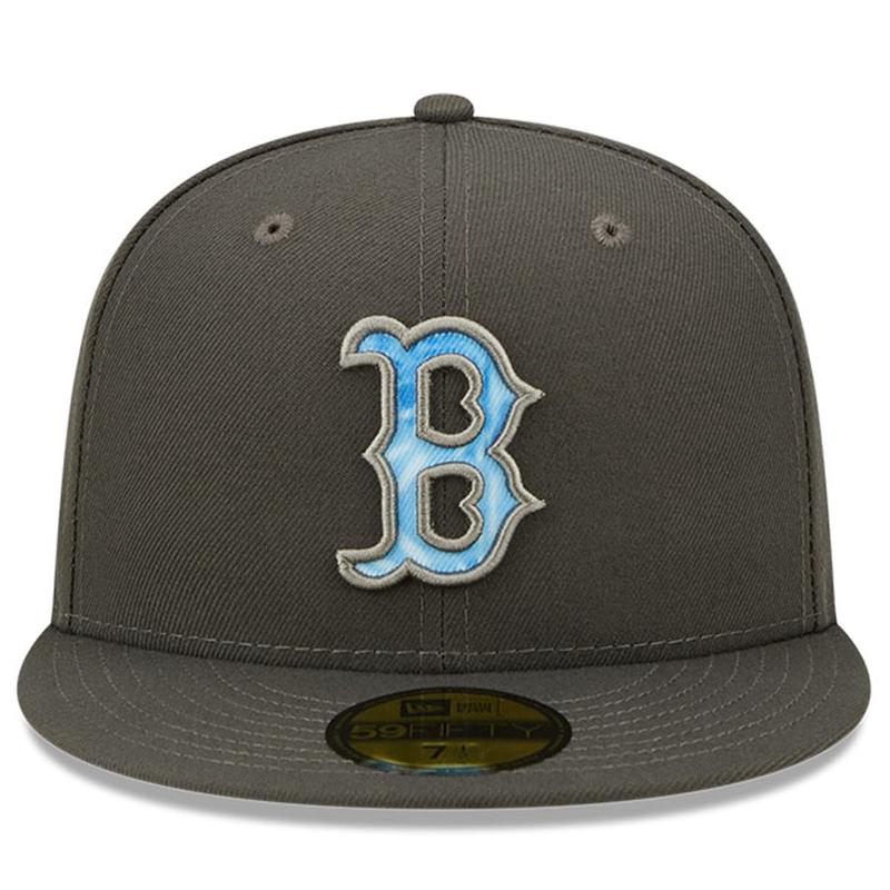 New Era Boston Red Sox 59FIFTY Fitted Hat - Charcoal Grey