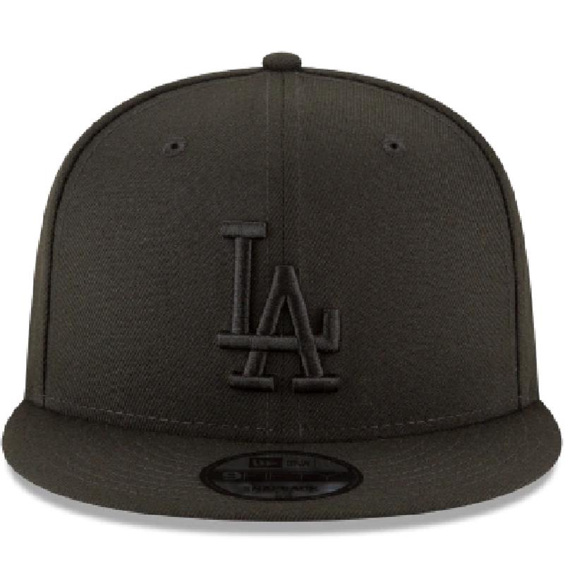 New Era Los Angeles Dodgers Basic 9Fifty Snapback Hat-Black/Black