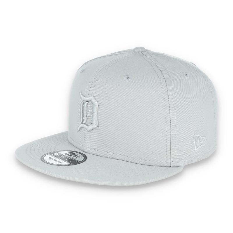 Detroit Tigers New Era Gray 9FIFTY Snapback Hat-GREY