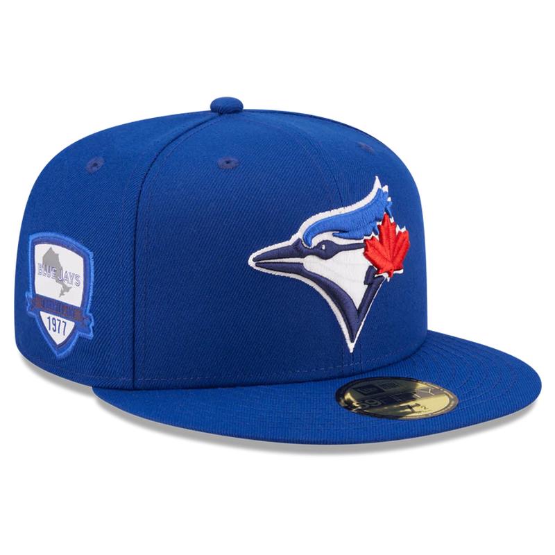 NEW ERA TORONTO BLUE JAYS INAUGURAL SEASON PATCH 59FIFTY FITTED HAT