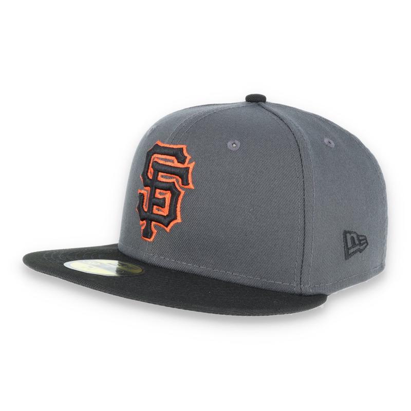 San Francisco Giants New Era 59Fifty Fitted Hat-Dark Grey/Black