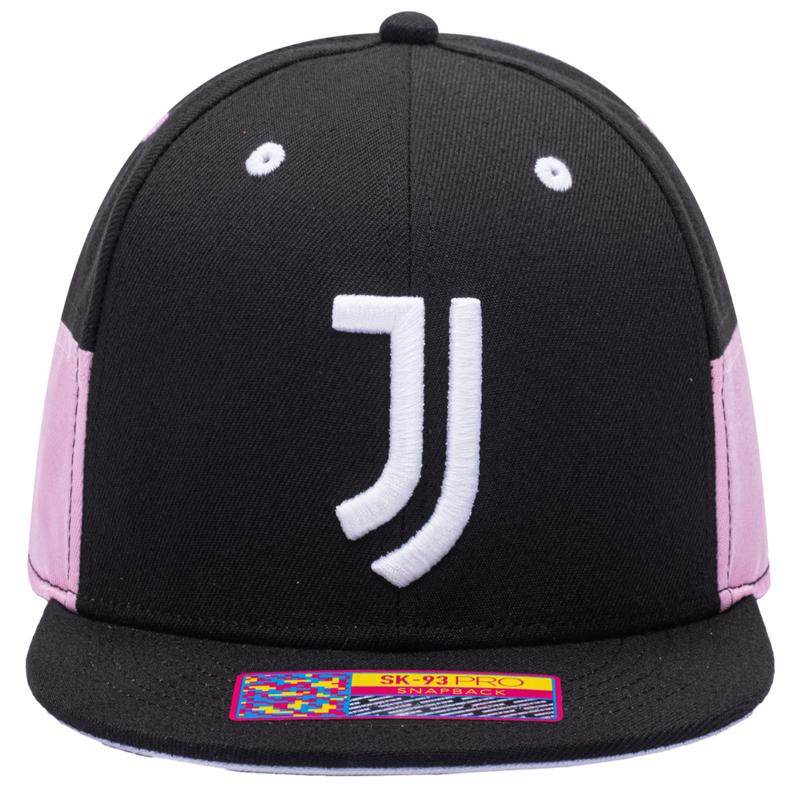 FI COLLECTION JUVENTUS TRUITT SNAPBACK HAT-BLACK/PINK