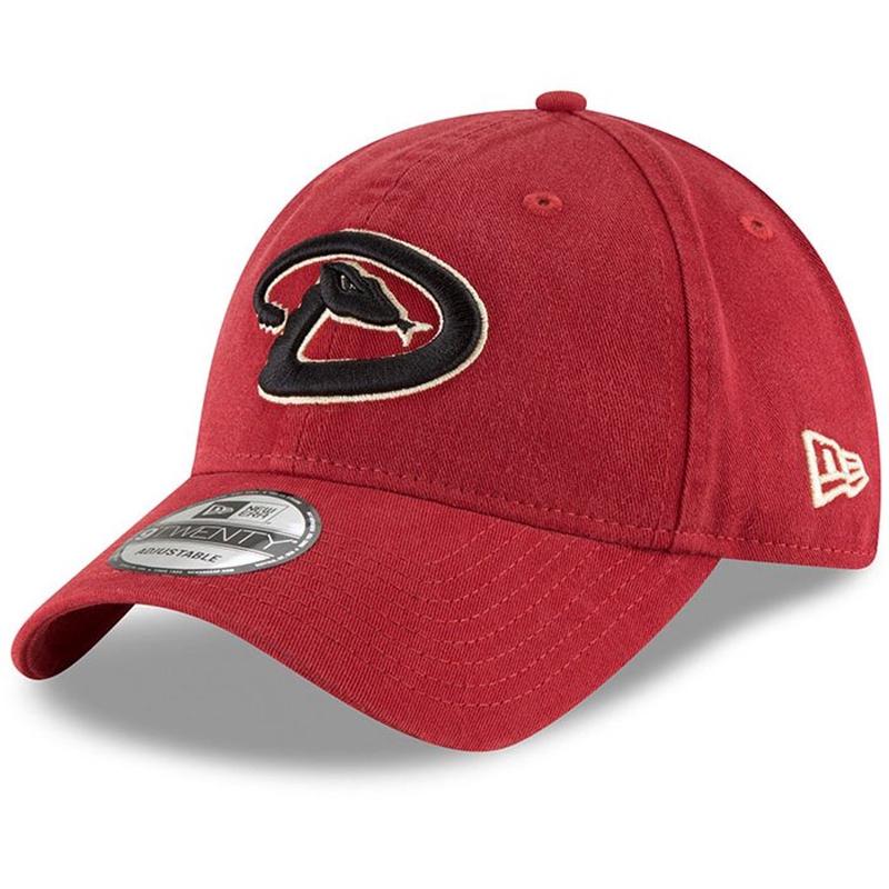 NEW ERA ARIZONA DIAMONDBACK CORE CLASSIC 9TWENTY ADJUSTABLE HAT-MAROON