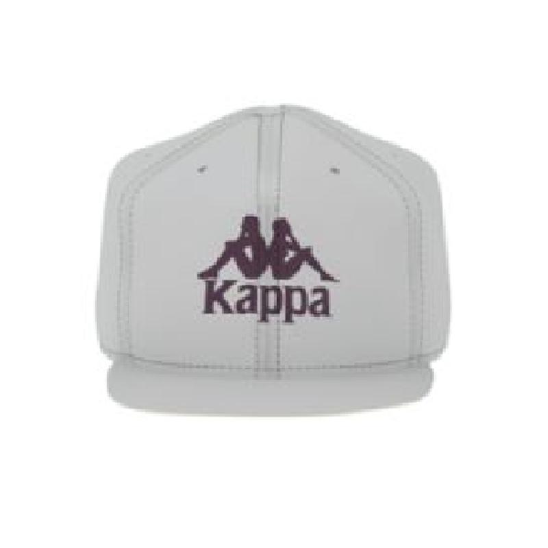 Kappa Authentic Bzadem Snapback Hat-GREY SILVER-VIOLET BLOOM