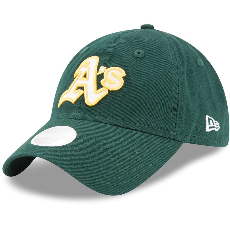 Oakland Athletics New Era Green Team Glisten 9TWENTY Adjustable HAT
