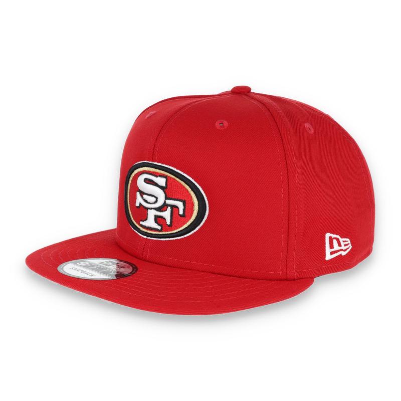 San Francisco 49ers New Era 75th Anniversary 9FIFTY Side Patch Snapback Adjustable Hat - Scarlet