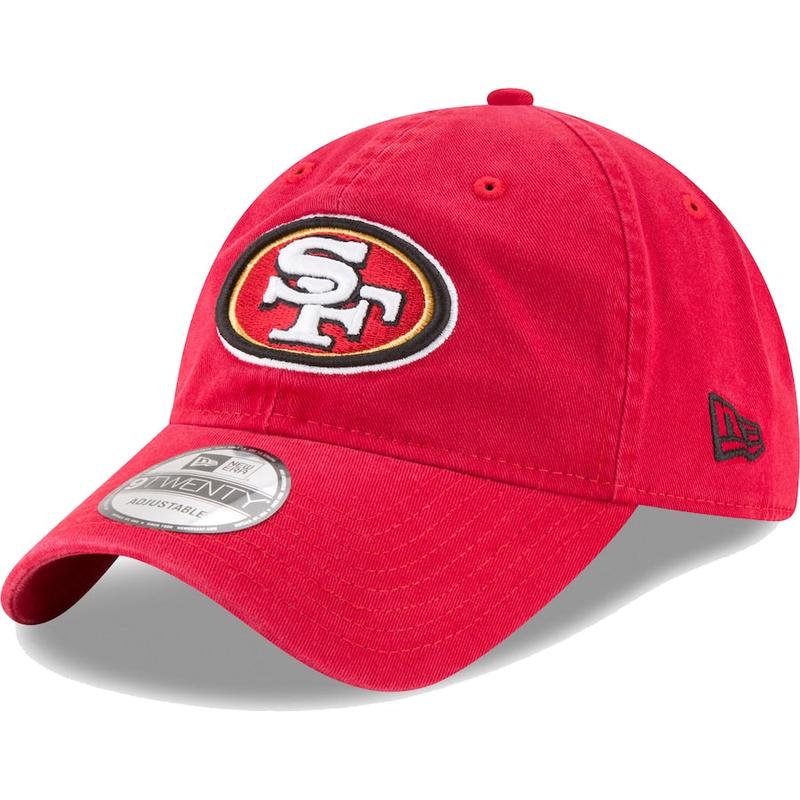 SAN FRANCISCO 49ERS NEW ERA CORE CLASSIC 9TWENTY ADJUSTABLE HAT