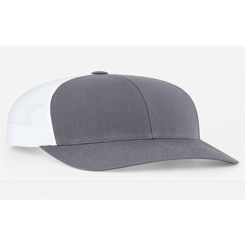 Pacific Headwear Trucker Mesh 104C Snapback-GREY/WHITE
