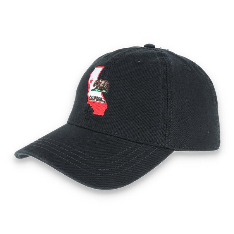 THE COLISEUM CALIFORNIA STATE BEAR ADJUSTABLE DAT HAT- BLACK/BLACK