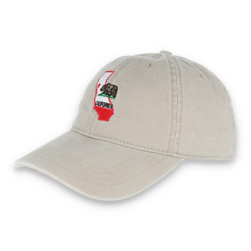 THE COLISEUM CALIFORNIA STATE BEAR ADJUSTABLE DAT HAT- KHAKI