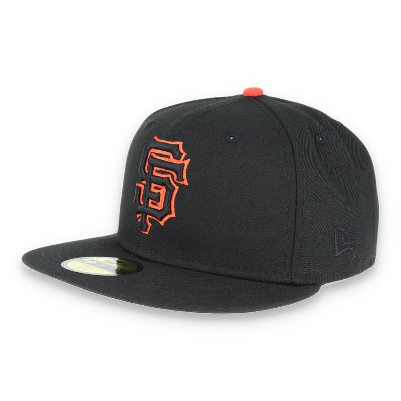 New Era San Francisco Giants Script BacK 59Fifty Fitted Hat - Black