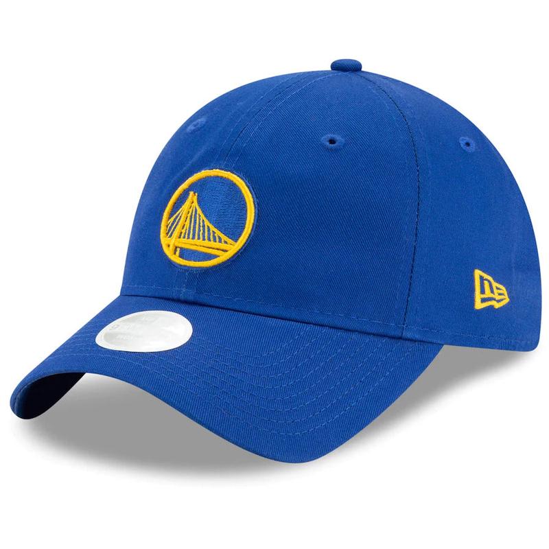 NEW ERA WOMENS GOLDEN STATE WARRIORS CORE CLASSIC 9TWENTY ADJUSTABLE HAT-ROYAL