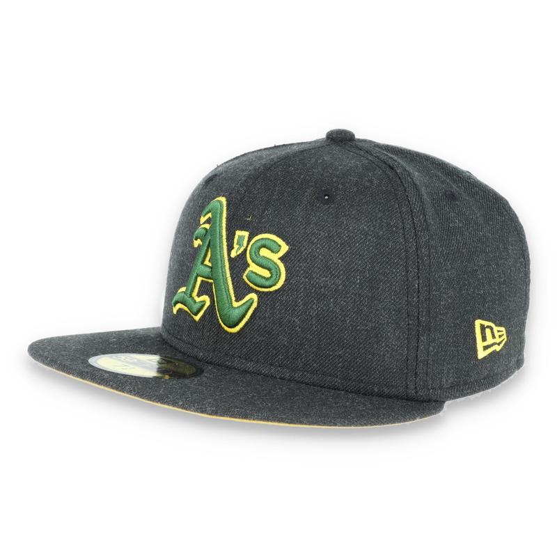 Oakland Athletics  New Era 59Fifty Fitted Hat-Dark Heather Grey