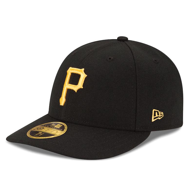 Pittsburgh Pirates AUTHENTIC COLLECTION LOW PROFILE 59FIFTY-black/yellow