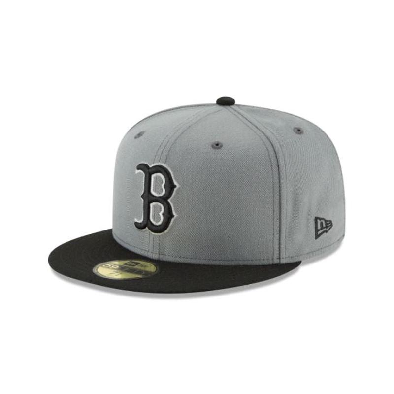 BOSTON RED SOX MLB BASIC COLLECTION 59FIFTY FITTED-GREY/BLACK
