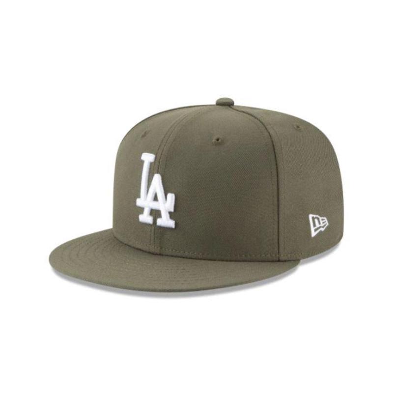 LOS ANGELES DODGER BASIC COLLECTION 59FIFTY -OLIVE