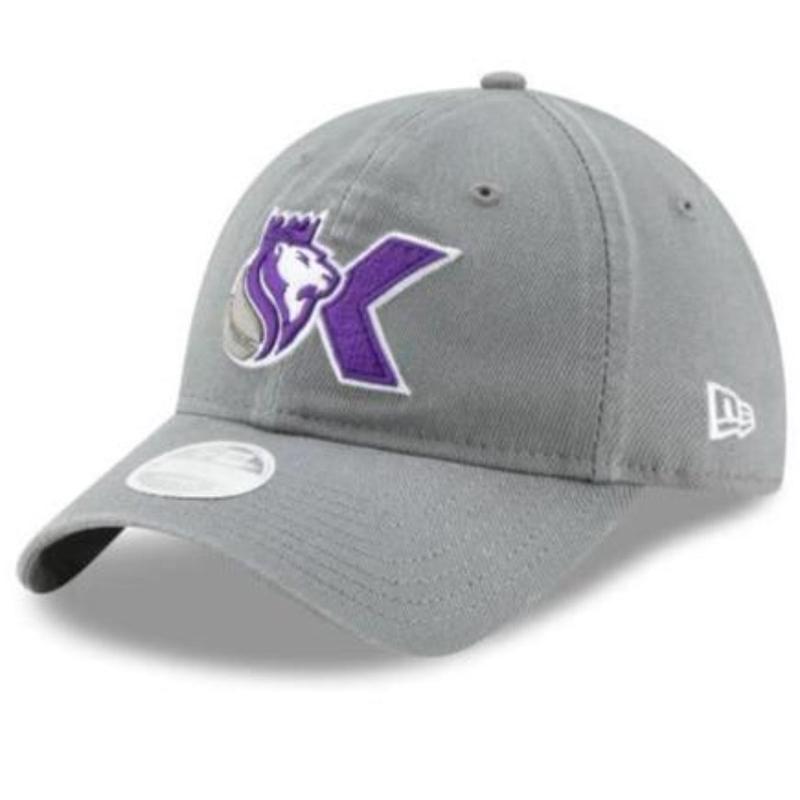New Era Sacramento Kings Home Replica Core Classic 9TWENTY Adjustable Hat - grey