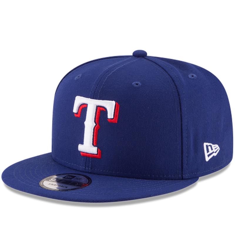 TEXAS RANGERS NEW ERA ON FIELD BASIC COLLECTION SNAPBACK 9FIFTY-BLUE