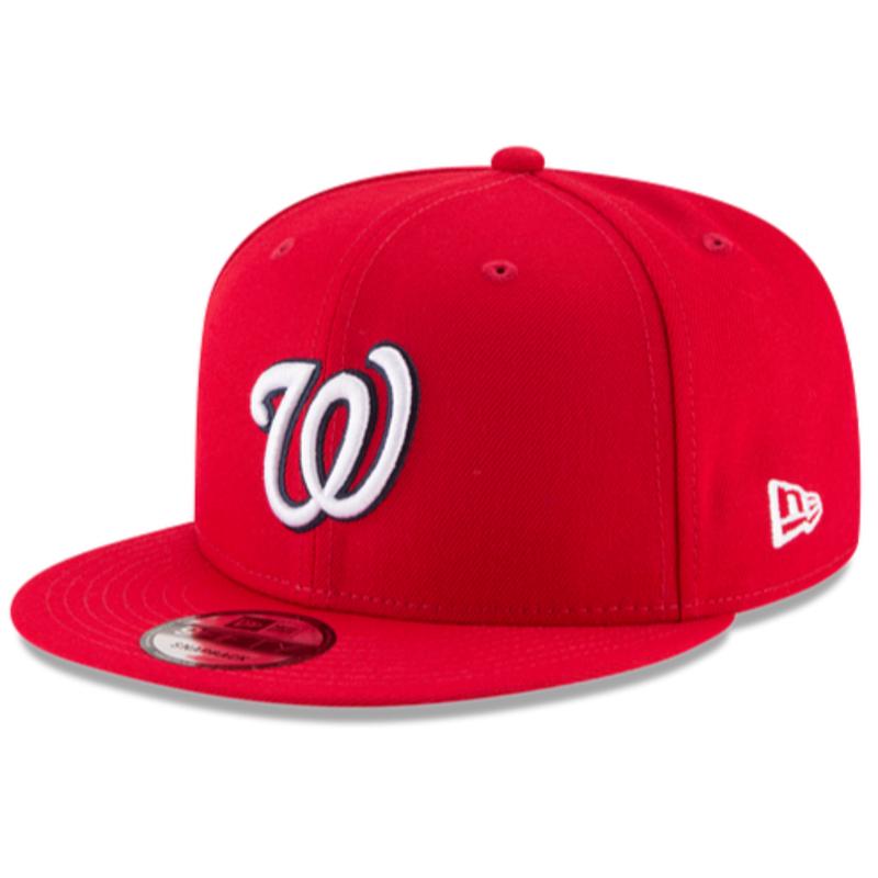 WASHINGTON NATIONALS TEAM COLOR BASIC 9FIFTY SNAPBACK-RED