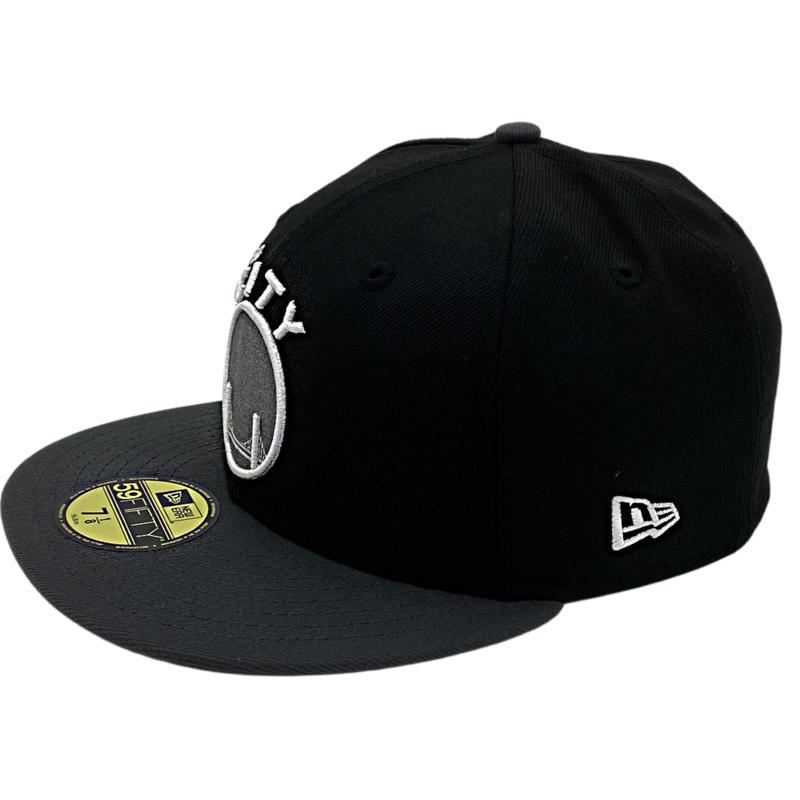 GOLDEN STATE WARRIORS NEW ERA 59FIFTY HAT-BLACK/GRAPHITE
