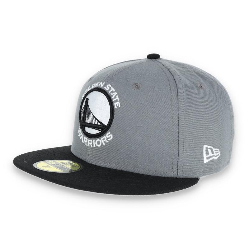 GOLDEN STATE WARRIORS NEW ERA 59FIFTY HAT-GREY/BLACK