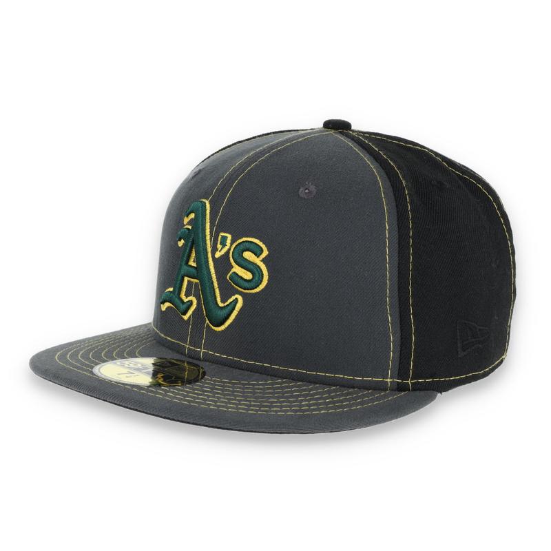 Oakland Athletics New Era 59Fifty Cap-Dark Grey/Black