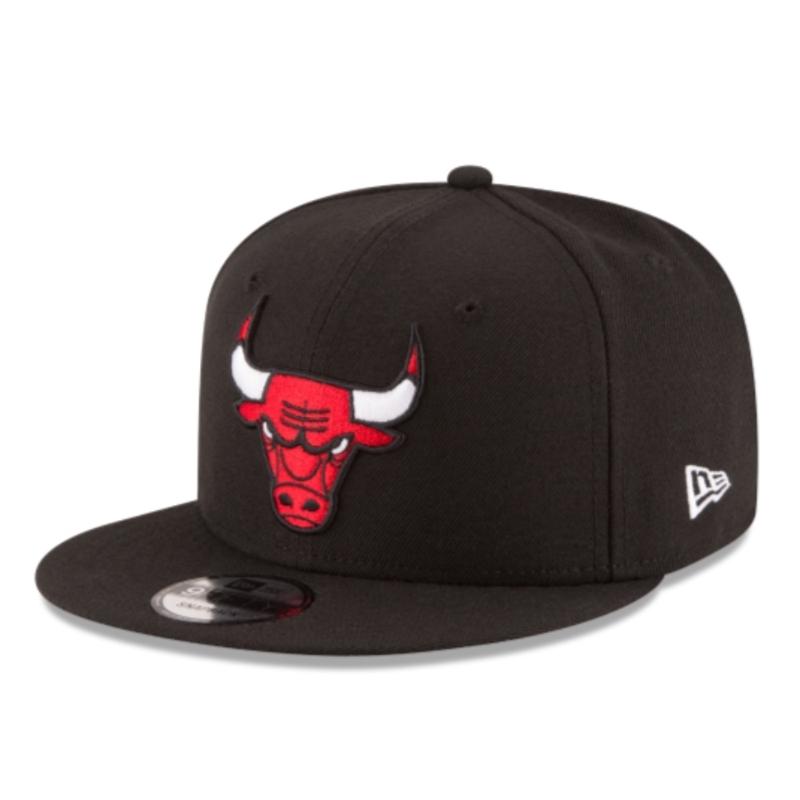 CHICAGO BULLS BLACK HIGH CROWN 9FIFTY SNAPBACK