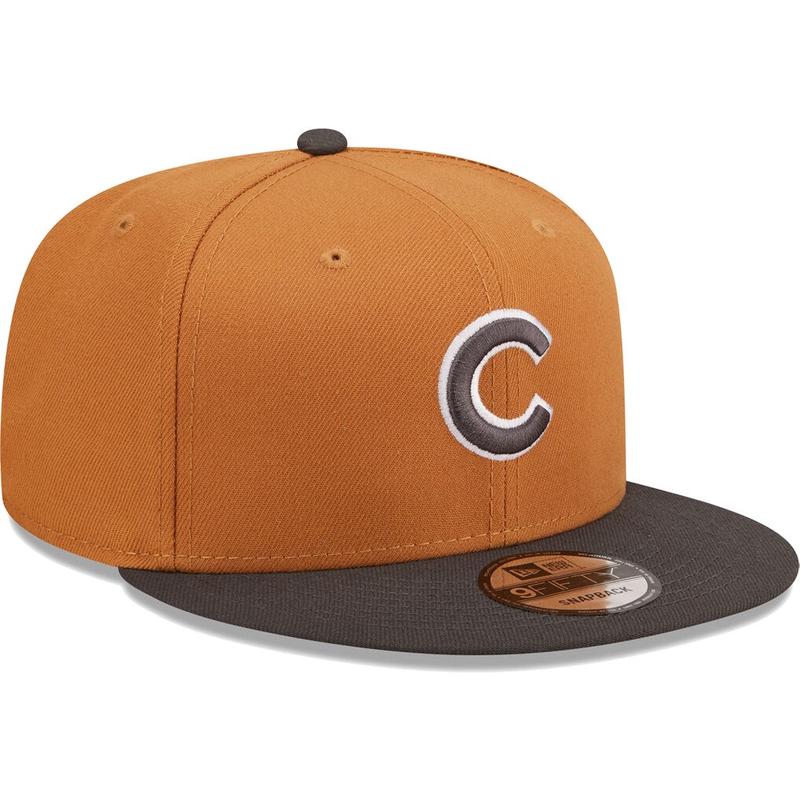 New Era Chicago Cubs 2-Tone Color Pack 9FIFTY Snapback Hat-Bronze/Charcoal