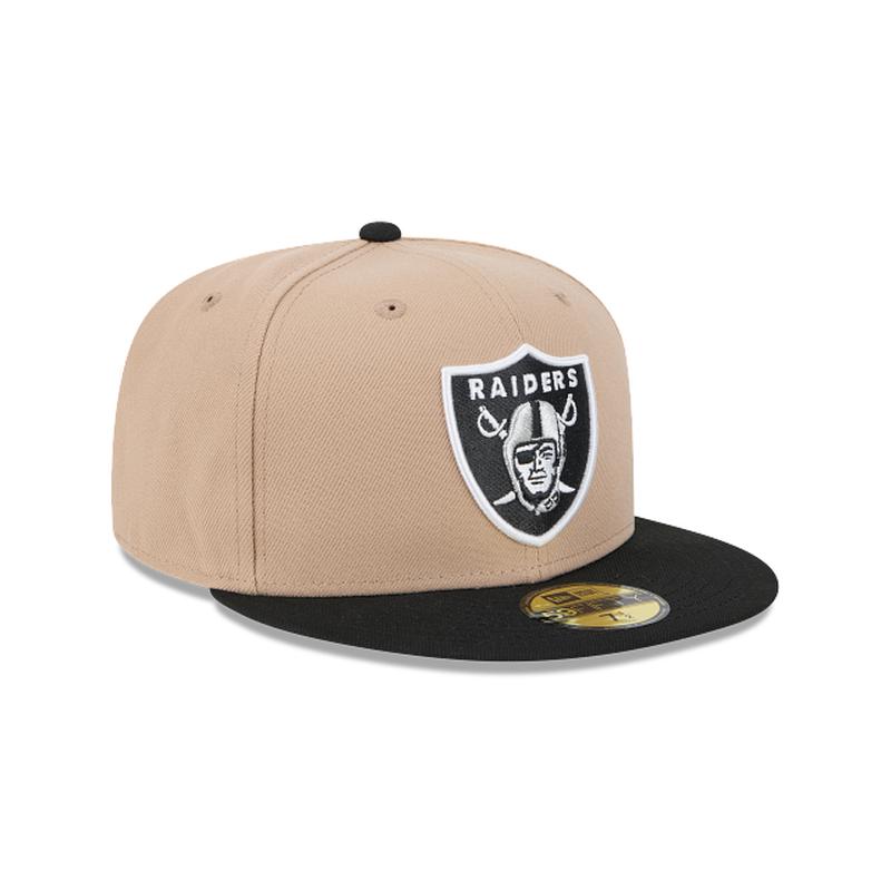 New Era Las Vegas Raiders 59FIFTY Fitted Hat-Camel