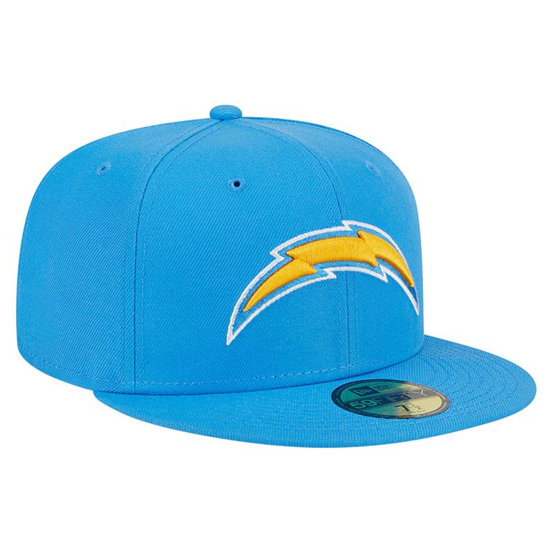 New Era Los Angeles Chargers  Basic 59FIFTY Fitted Hat-Powder Blue