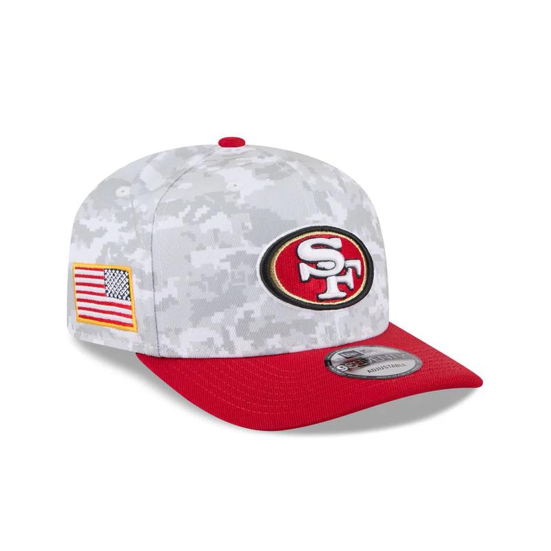 New Era San Francisco 49ers Salute to Service 9SEVENTY Snapback Hat 2025